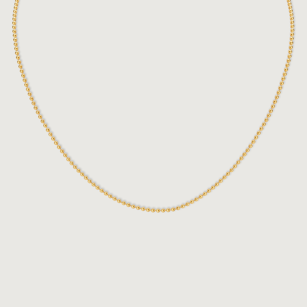 Bead Link 22 Kt Gold Chain,,hi-res image number null