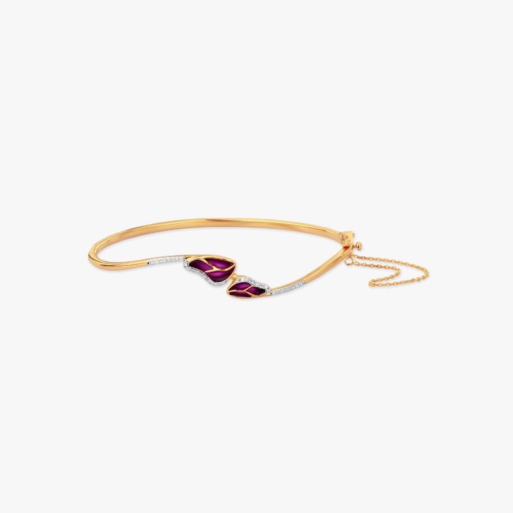 Flutter Wings Diamond Bangle,,hi-res image number null