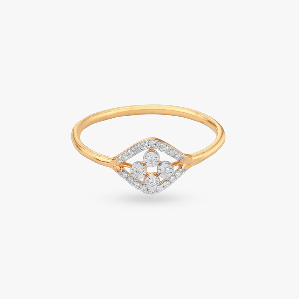 

Floating Cluster Diamond Ring