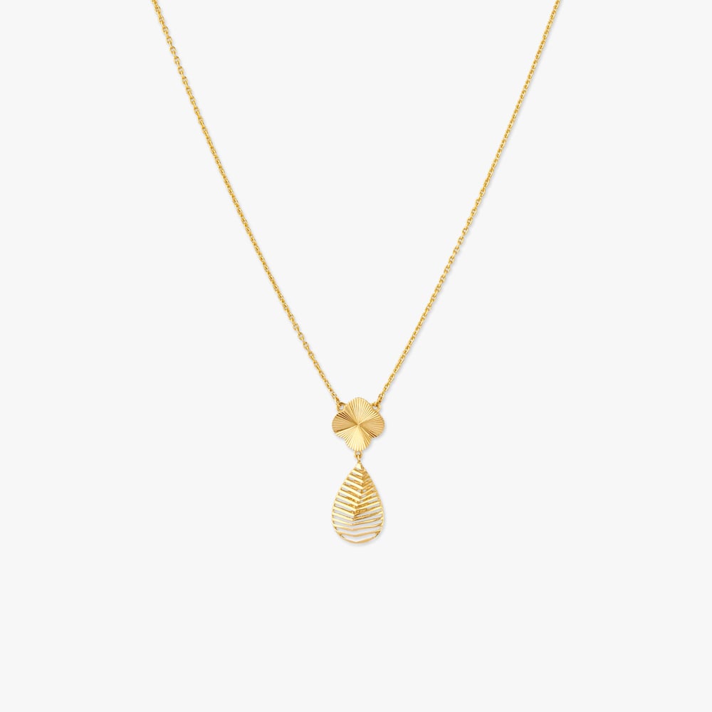 

Petal Drop Gold Necklace