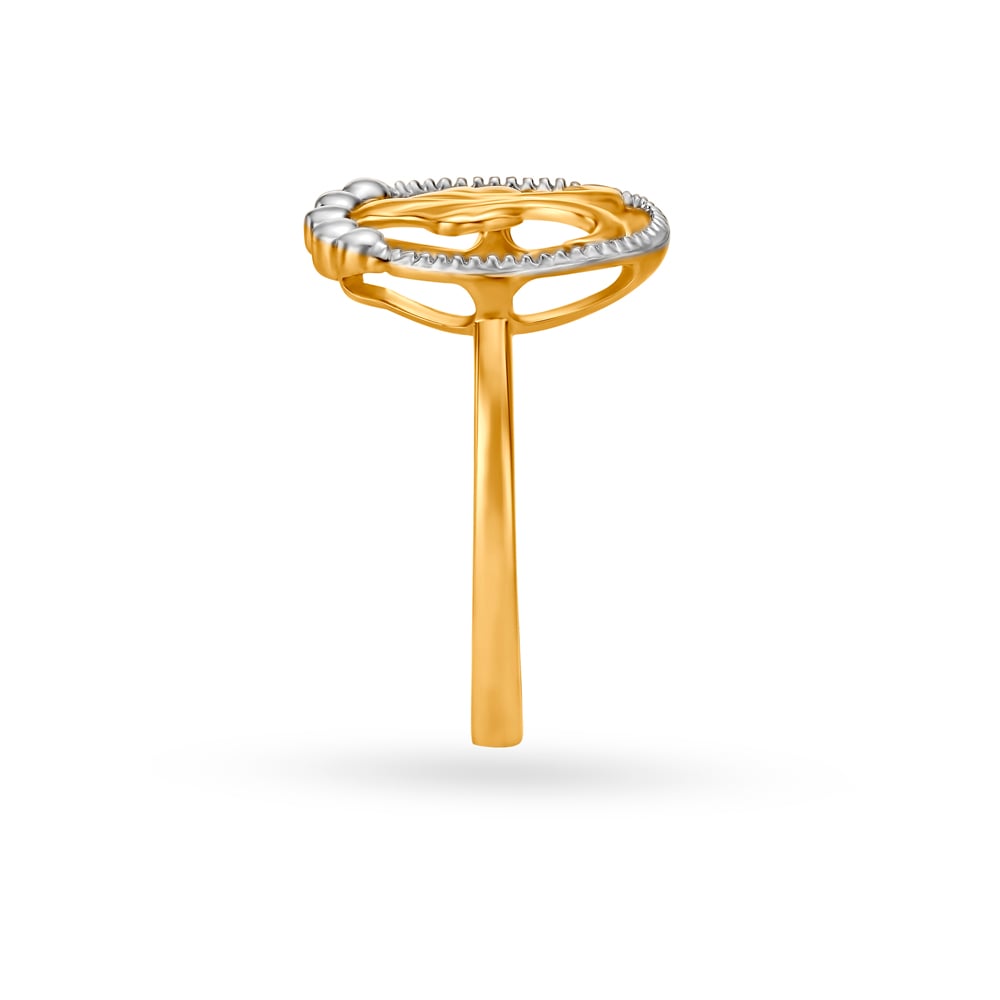 Capricorn Zodiac Gold Finger Ring,,hi-res image number null