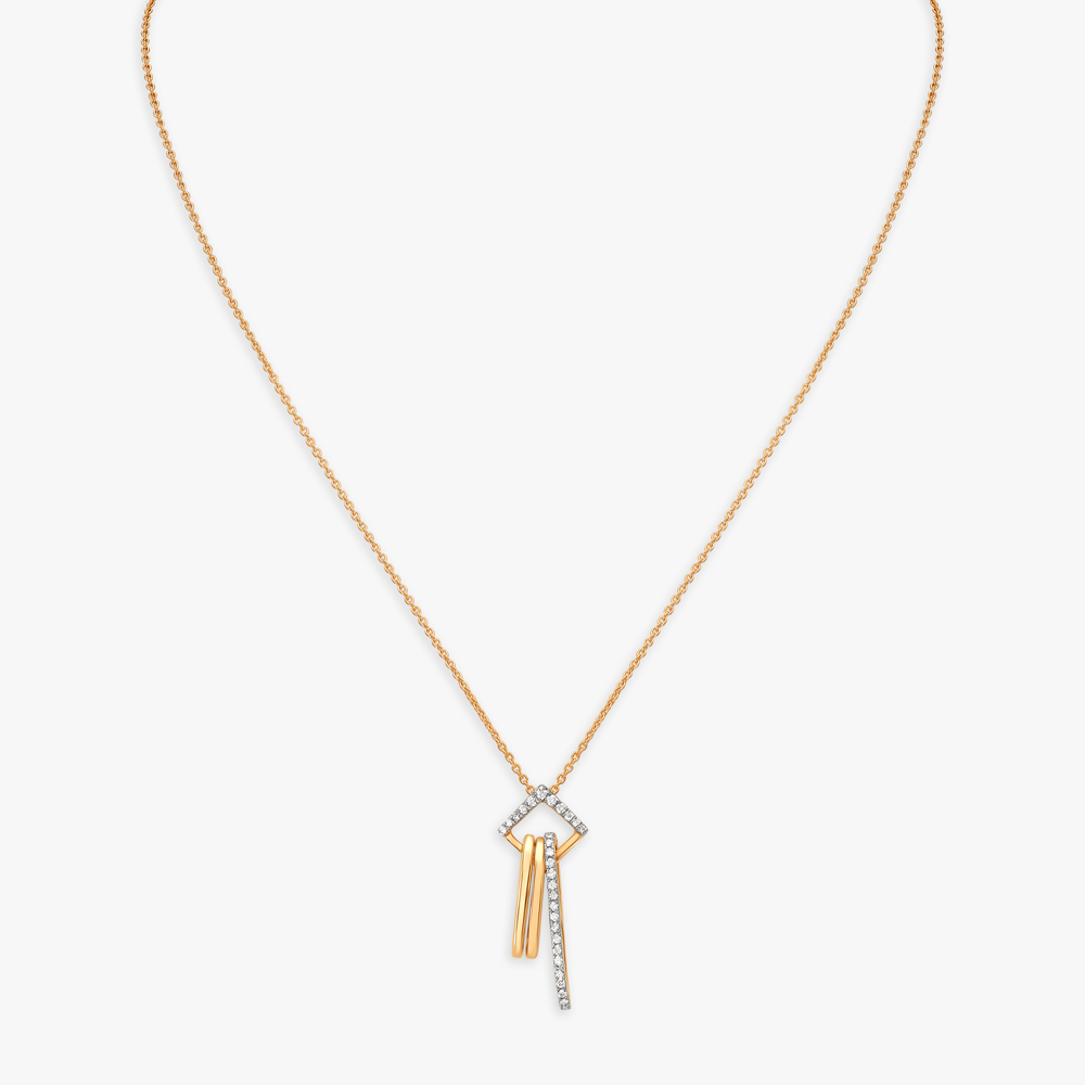 Symphony Of diamonds Pendant with Chain,,hi-res image number null