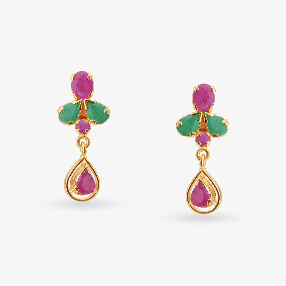 Vibrant Pendant With Chain And Earrings Set,,hi-res image number null
