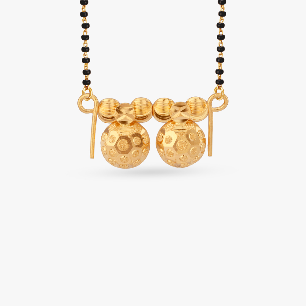 

Rustic Glow Gold Pendant