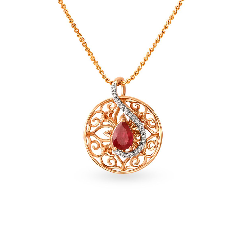 Intricate Diamond Pendant,,hi-res image number null