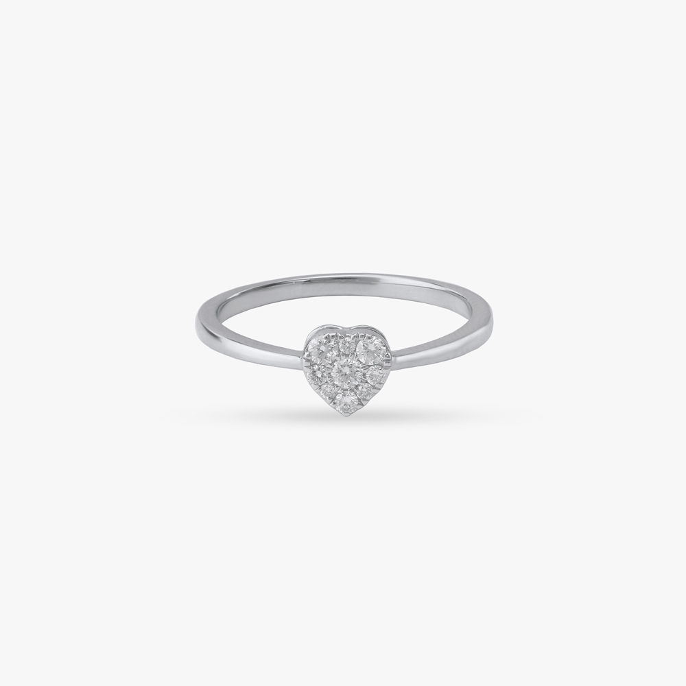 Gleaming Heart Diamond Ring,,hi-res image number null