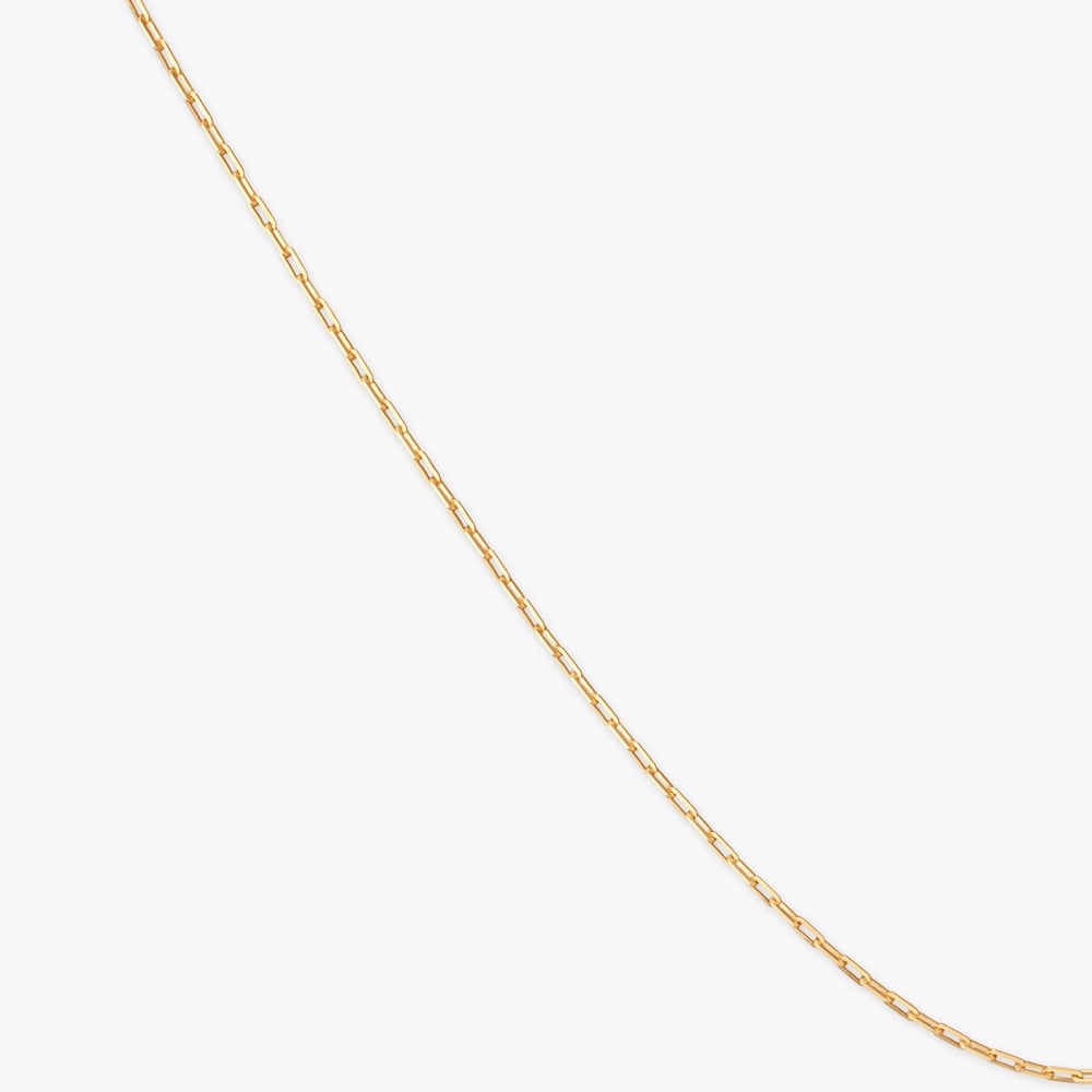 Mens 22 Karat Yellow Gold Minimal Chain,,hi-res image number null
