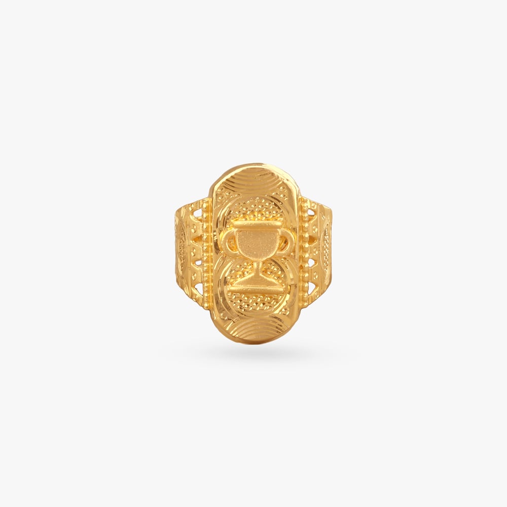 

Trophy Mark Gold Ring for Men
