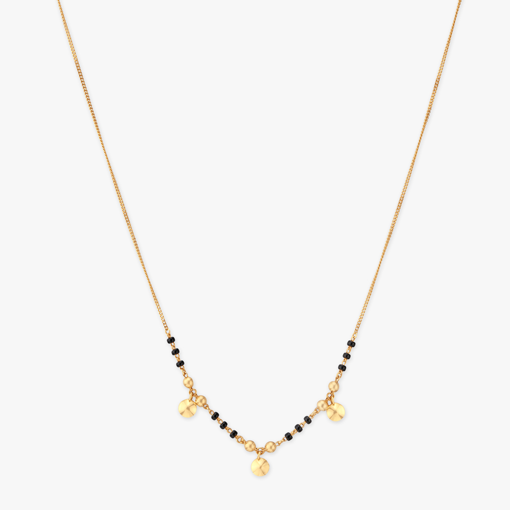 

Whisper Charm Gold Mangalsutra