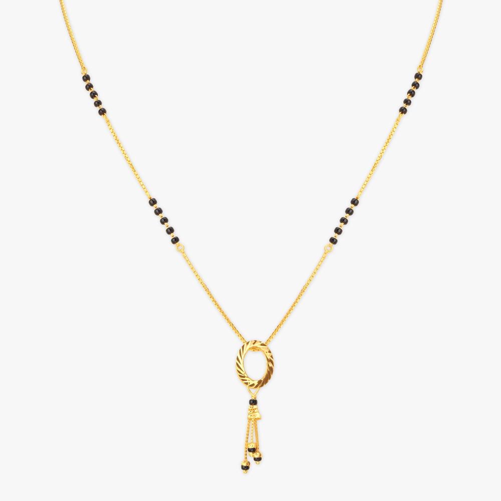 Minimalist Elegance Gold Mangalsutra,,hi-res image number null