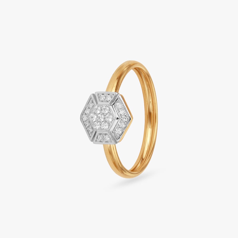 Hive Halo Diamond Ring,,hi-res image number null