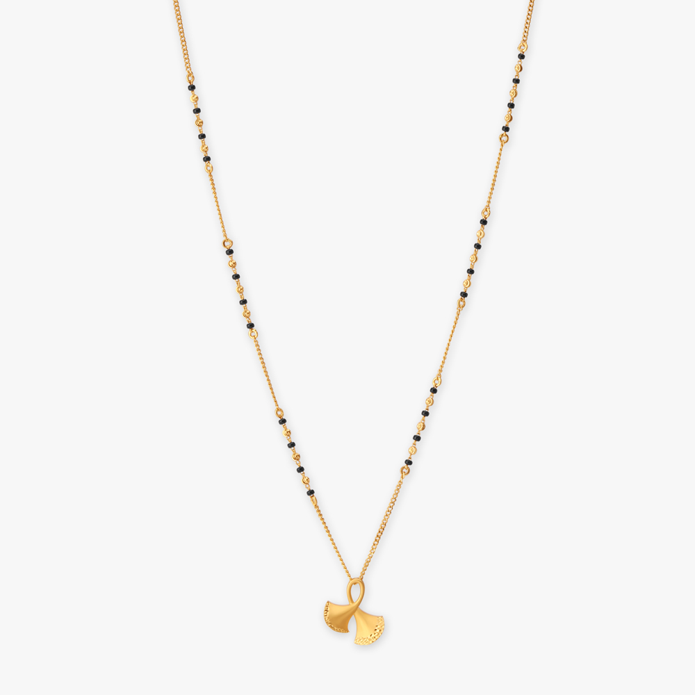 Sculpted loop Mangalsutra,,hi-res image number null