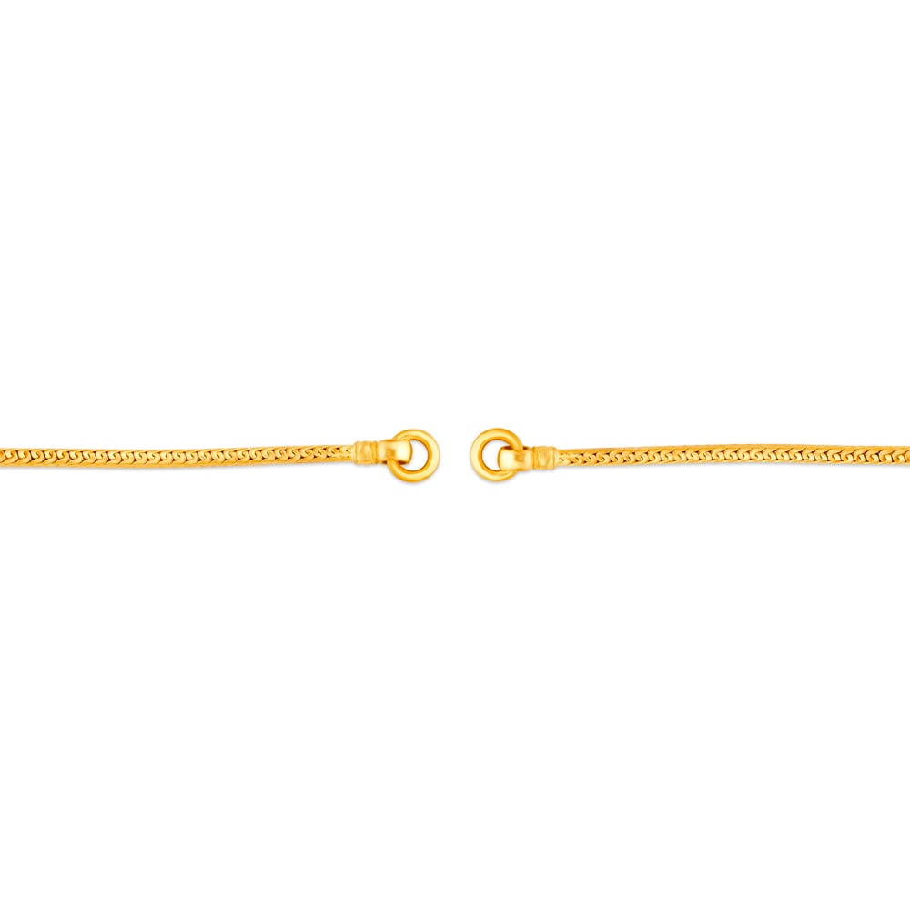 Sheer Yellow Gold Oblique Chain,,hi-res image number null