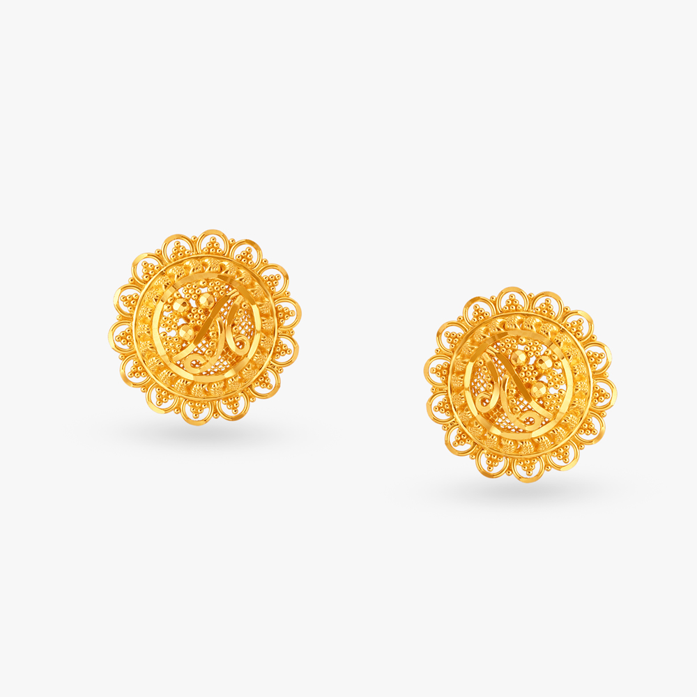 Debonair Gold Pendant and Earrings Set,,hi-res image number null