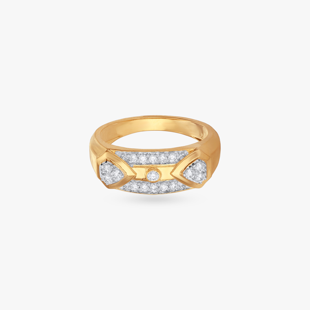 Bold Bolt Diamond Ring for Men,,hi-res image number null