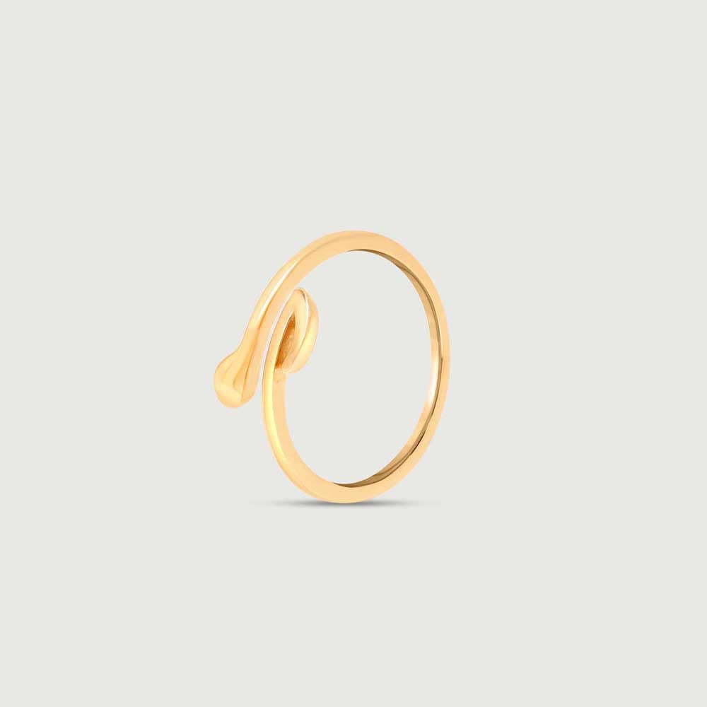 Edgy Fluid Gold Ring,,hi-res image number null