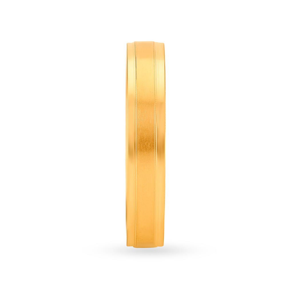 Slender 22 Karat Yellow Gold Finger Ring,,hi-res image number null
