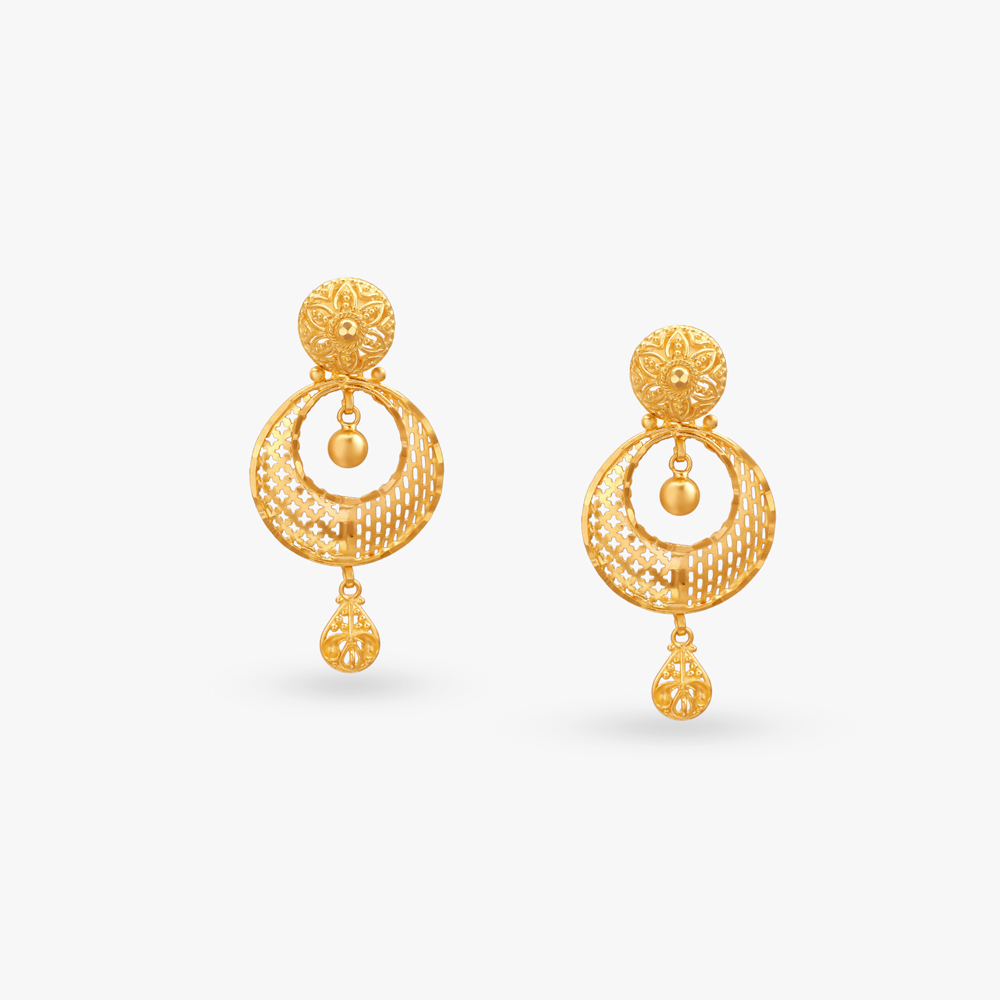 Majestic Elegance Gold Necklace Set,,hi-res image number null
