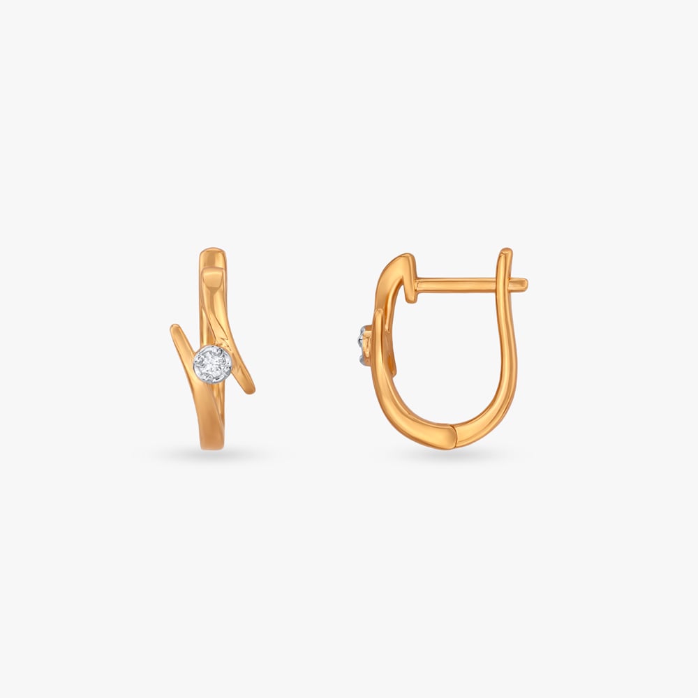 Axis Glow Diamond Hoop Earrings,,hi-res image number null