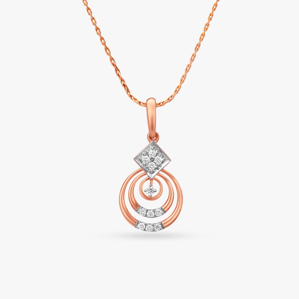 Twist Of Elegance Diamond Pendant,,hi-res image number null