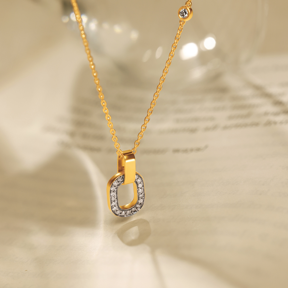 Waterfall Of Grace Diamond Pendant with Chain,,hi-res image number null