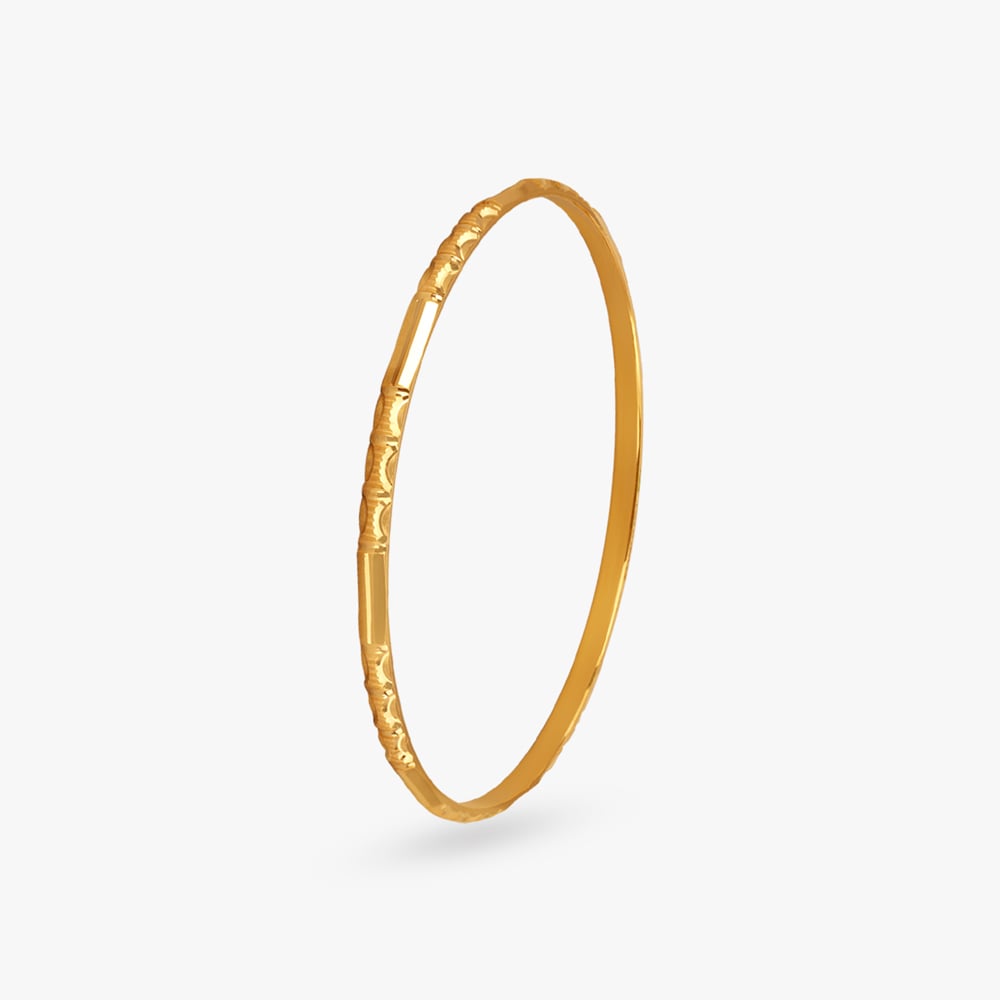 Gleaming Delight Gold Bangles,,hi-res image number null