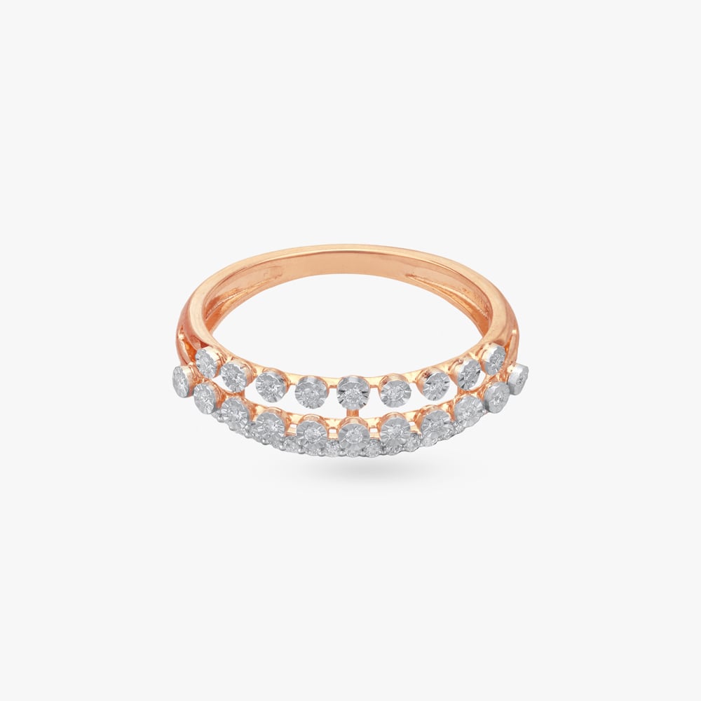 Parallel Sparkle Diamond Ring,,hi-res image number null