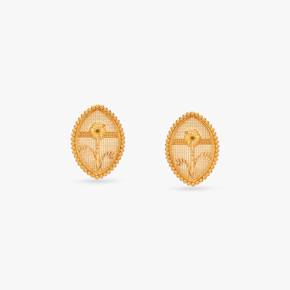 Filigree Weave Gold Pendant and Earrings Set,,hi-res image number null