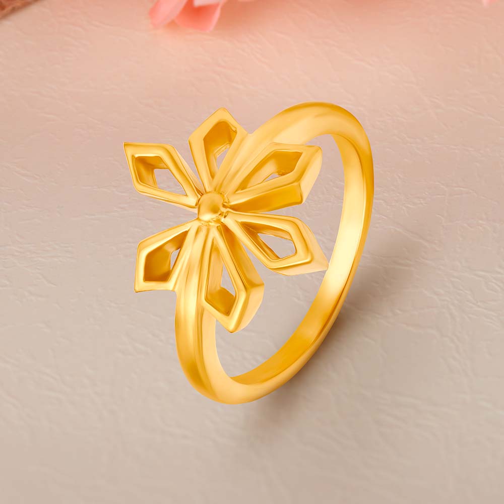 Chic Gold Finger Ring,,hi-res image number null