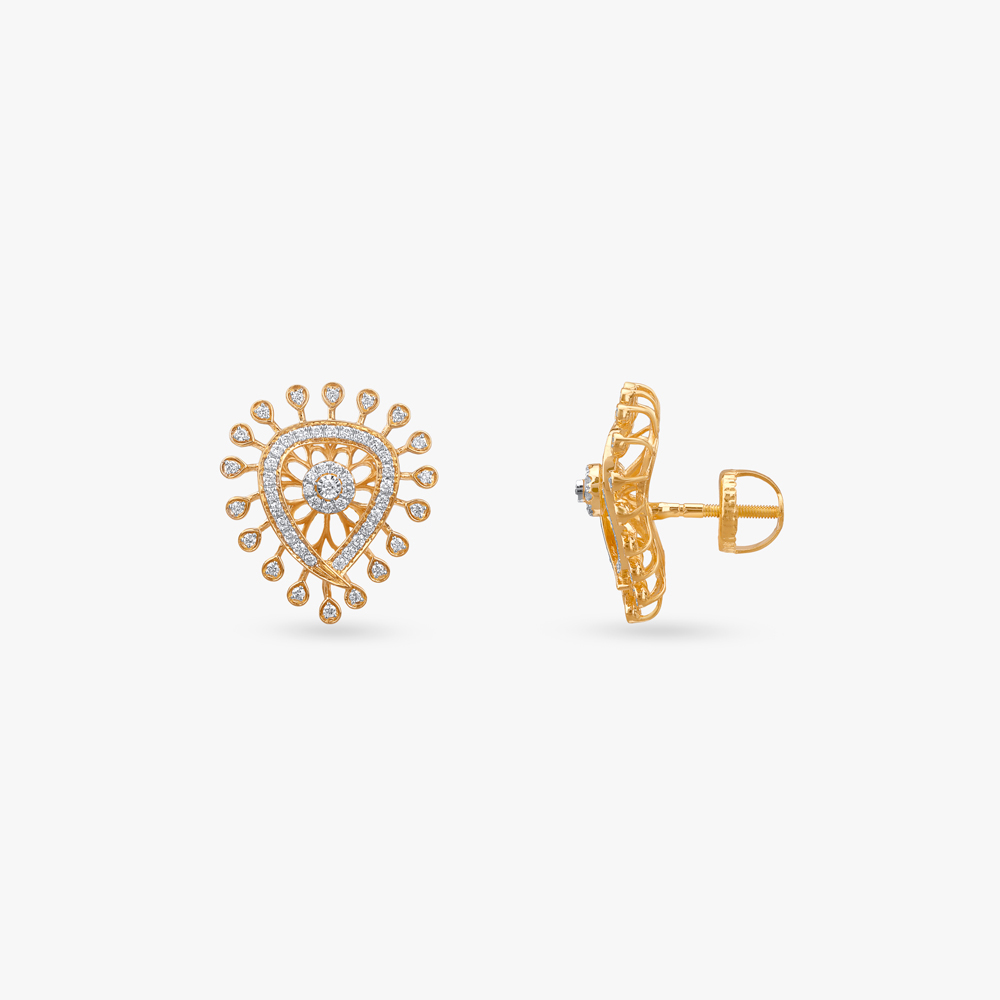 Radiant Teardrop Diamond Pendant and Earrings Set,,hi-res image number null