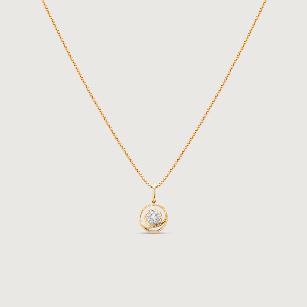 Dotted Shine Diamond Pendant,,hi-res image number null