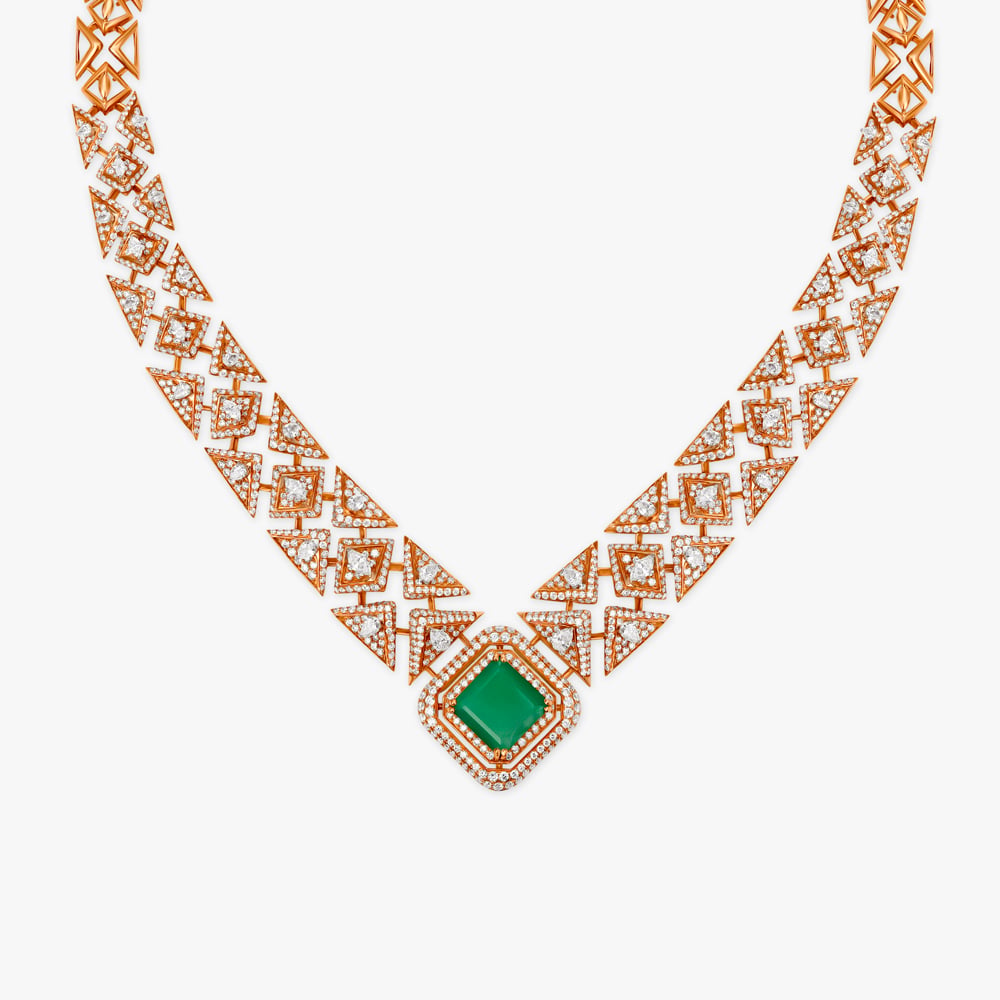 Redefining Elegance Diamond and Onyx Necklace,,hi-res image number null