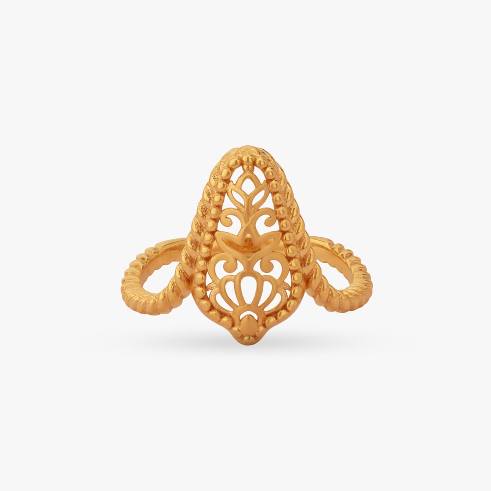 Majestic Bloom Gold Ring,,hi-res image number null