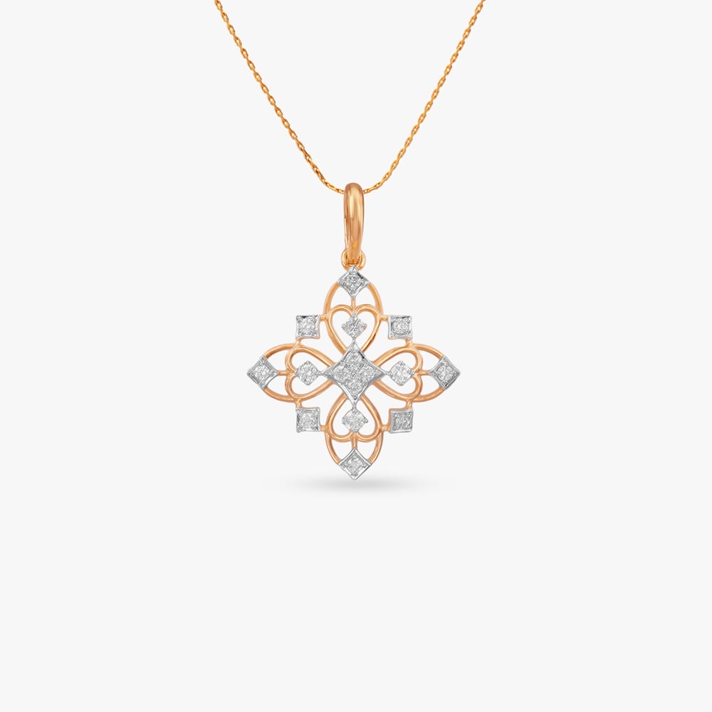 Sparkling Heritage Diamond Pendant and Earrings Set,,hi-res image number null