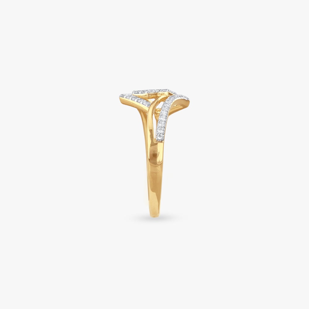 Layered Frame Diamond Ring,,hi-res image number null