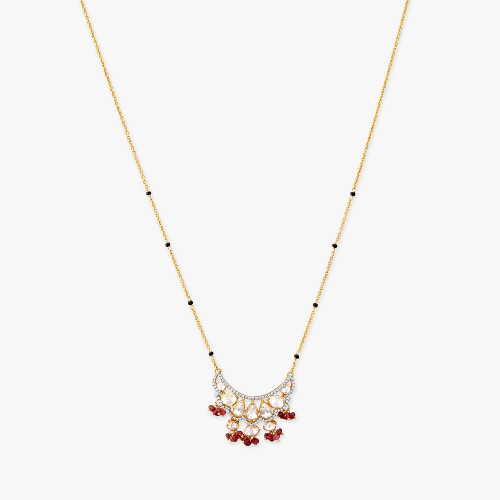 Celestial Fringe Gold Mangalsutra,,hi-res image number null
