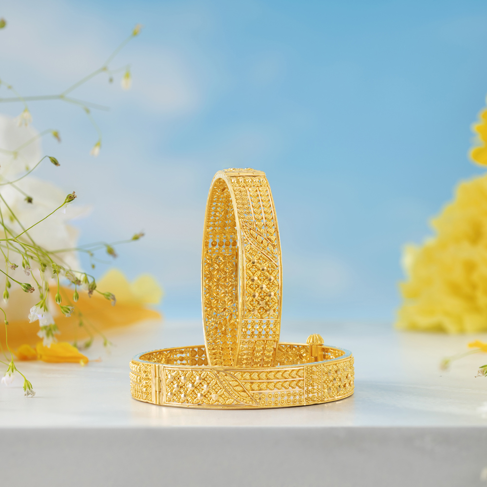 Alluring Gold Bangle,,hi-res image number null