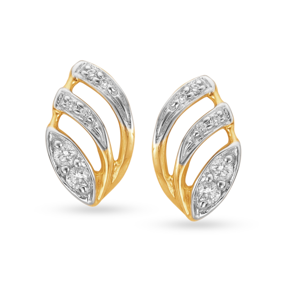 Petite Fancy Diamond Stud Earrings,,hi-res image number null