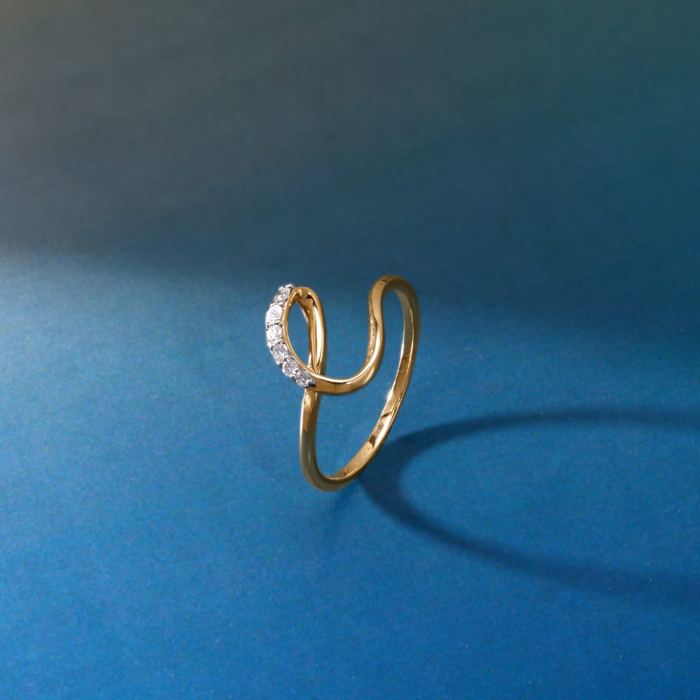 Elegant Infinity Diamond Ring,,hi-res image number null
