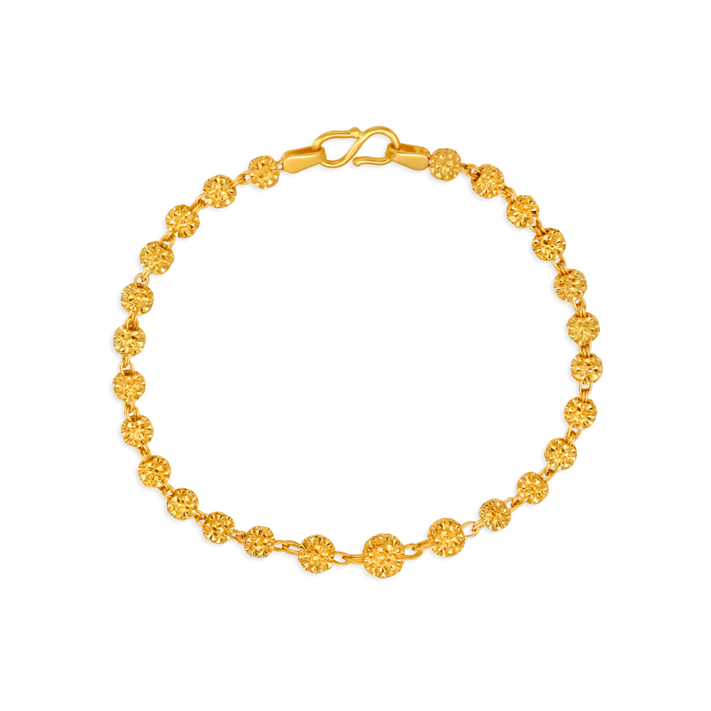 Opulent Traditional Gold Bracelet