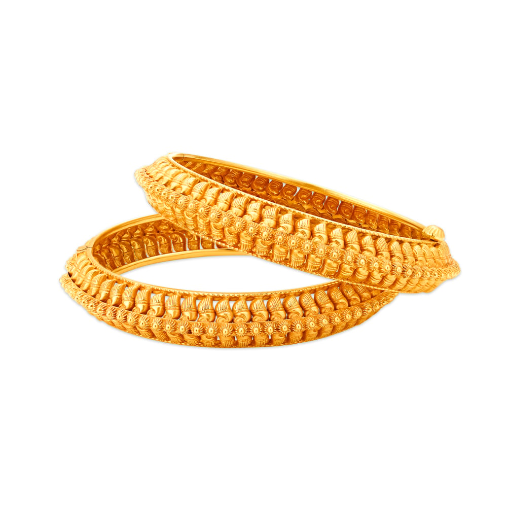 “Stunning 4K Collection of Over 999 Gold Bangles Images”