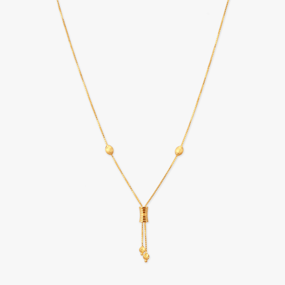 Column Drop Gold Necklace,,hi-res image number null