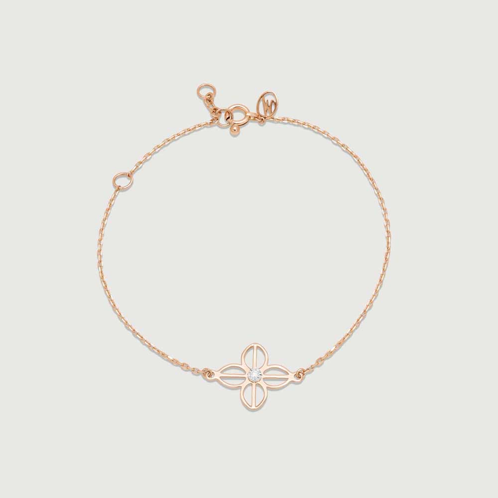 Classy Bloom Diamond Bracelet,,hi-res image number null