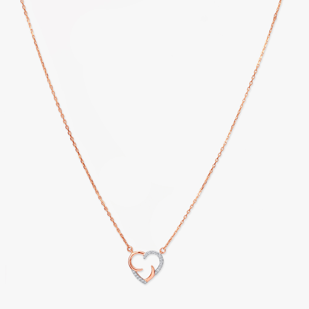 Blooming Heartbeat Diamond Pendant with Chain,,hi-res image number null