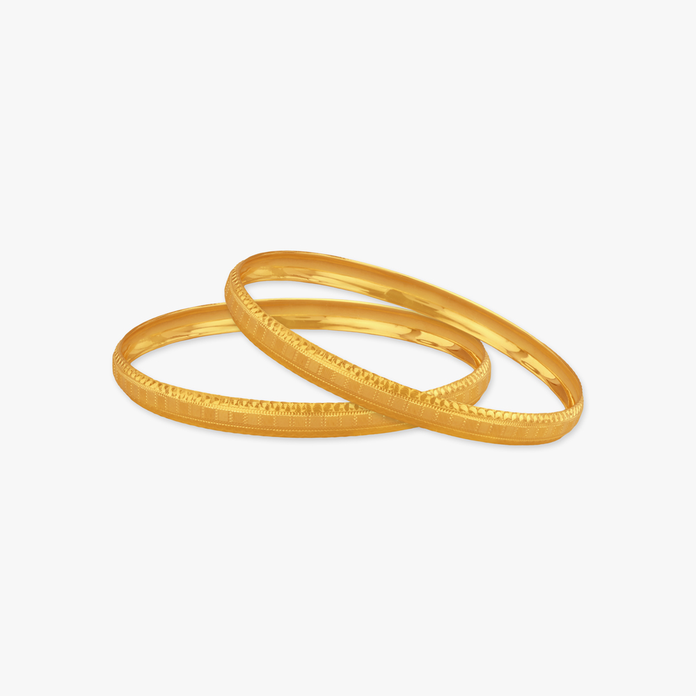Lustre Line Gold Bangles,,hi-res image number null