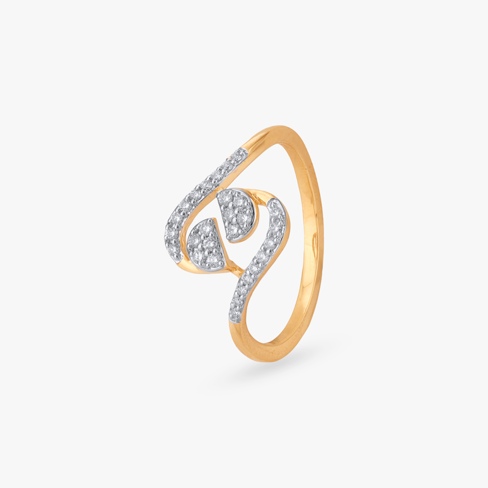 

Dreamy Curl Diamond Finger Ring