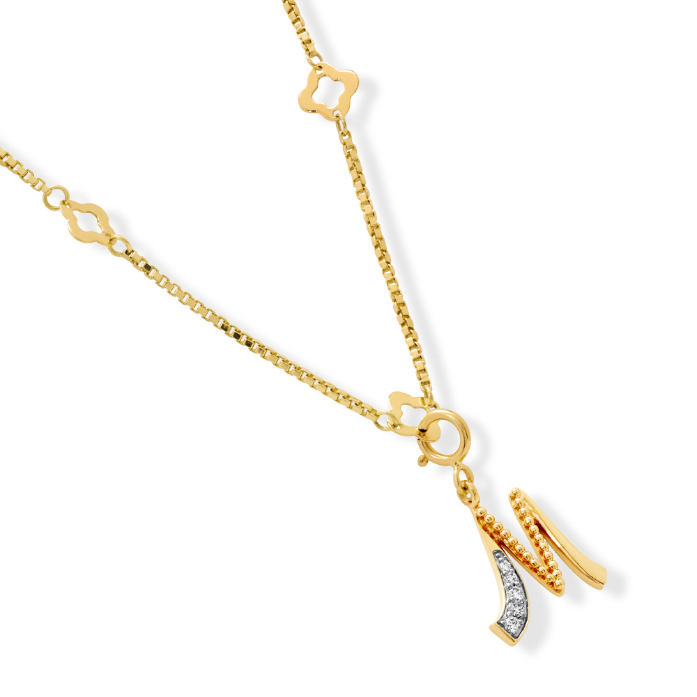 Mia Sutra DIY with Alphabet Charms- M,,hi-res image number null