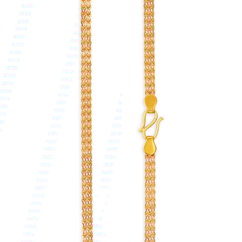 Dazzling Multi Thread Gold Chain for Men,,hi-res image number null
