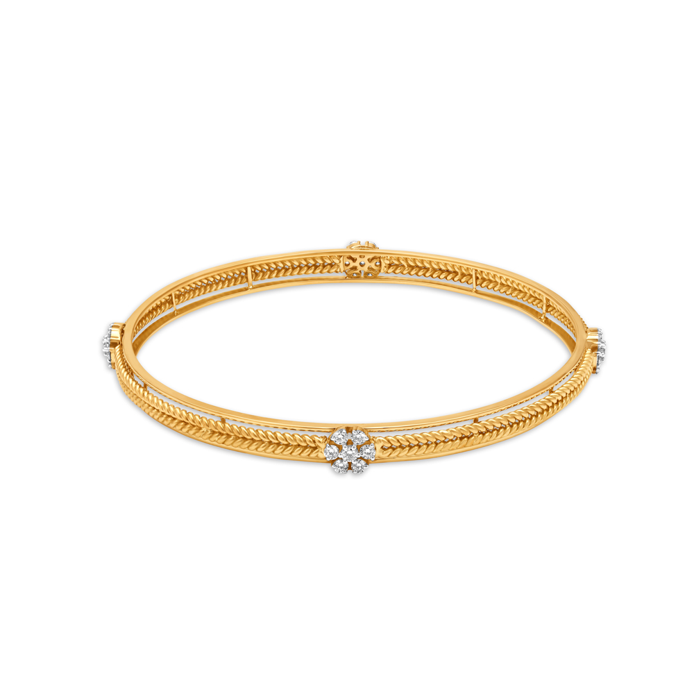 Sparkling Diamond Bangle