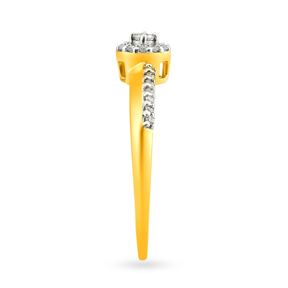 Minimalistic Traditional Diamond Ring,,hi-res image number null